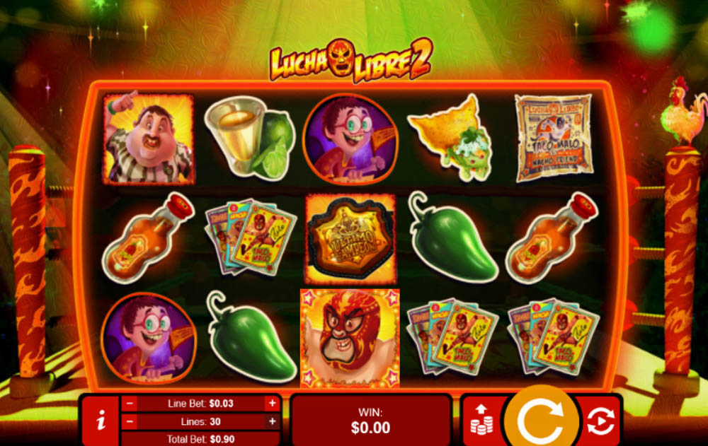 Lucha Libre 2 online slot from Real Time Gaming.