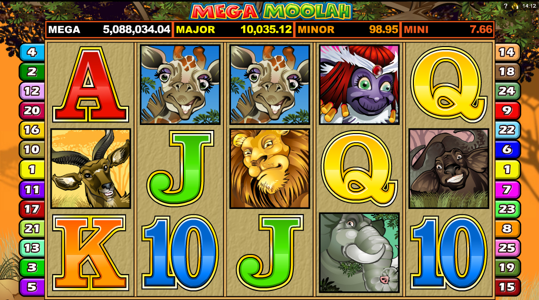  Mega Moolah Mobile Slot from Microgaming