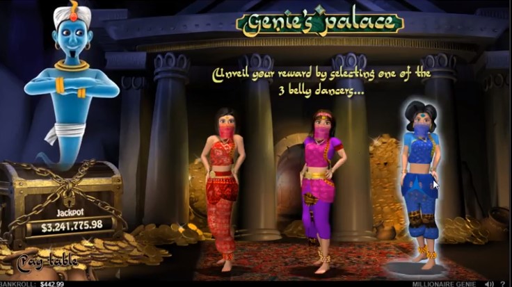  Genie’s three princesses .