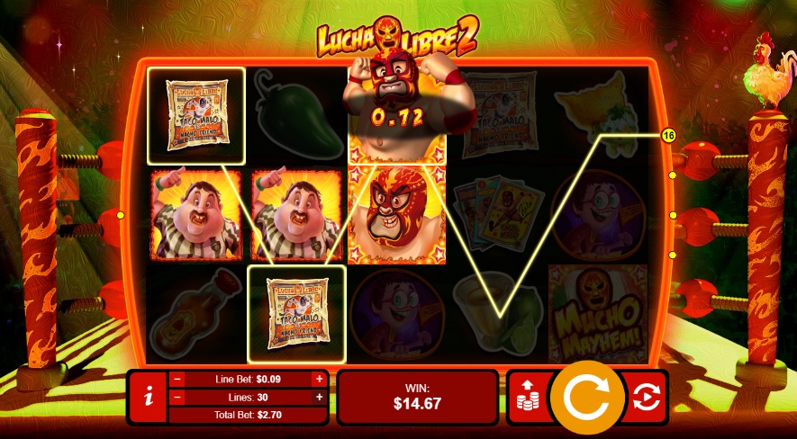 Lucha Libre 2 online slot from Real Time Gaming.